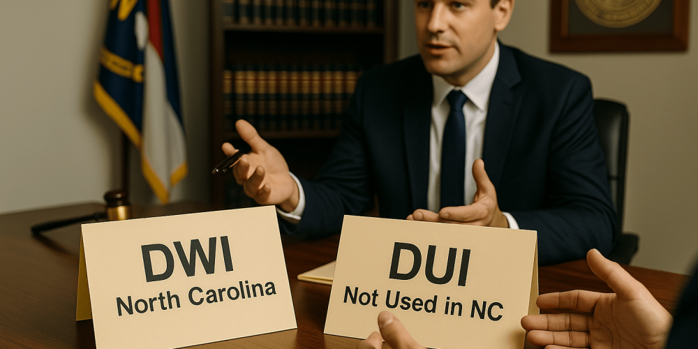 DWI vs DUI NC: What’s the Legal Difference?